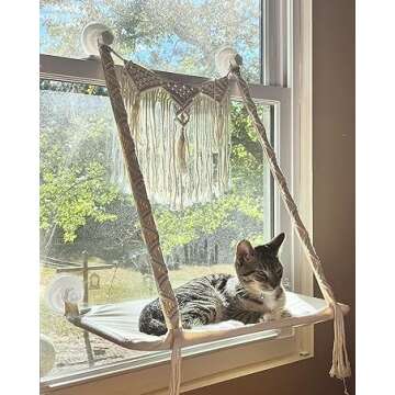 Dahey Cat Window Hammock - Stylish and Sturdy Indoor Perch