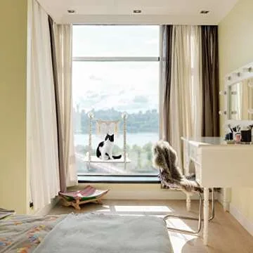 Dahey Cat Window Hammock - Stylish and Sturdy Indoor Perch