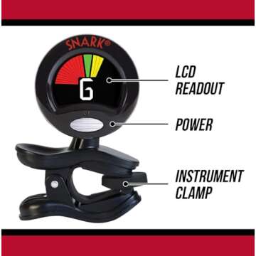Snark Rechargeable SN6X Clip-On Tuner for Ukulele