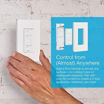 Lutron Caseta Fan Speed Switch for Smart Home Control