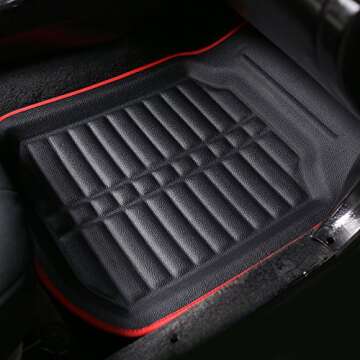 Luxury Faux Leather Automotive Floor Mats for All Vehicles