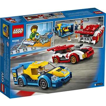 LEGO City Racing Cars 60256 Fun, Buildable Toy for Kids (190 Pieces)