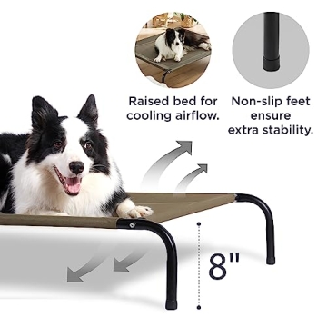 Bestseller Elevated Cooling Dog Bed for Large Dogs