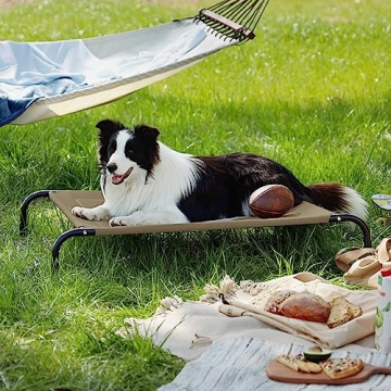 Bestseller Elevated Cooling Dog Bed for Large Dogs