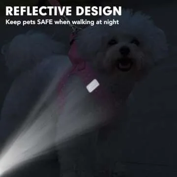 BINGPET Adjustable Reflective Cat and Puppy Harness