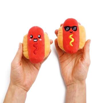 WHAT DO YOU MEME? Emotional Support Hot Dogs – Emotional Support Plushies, Cute Stuff & Funny Gifts by Relatable