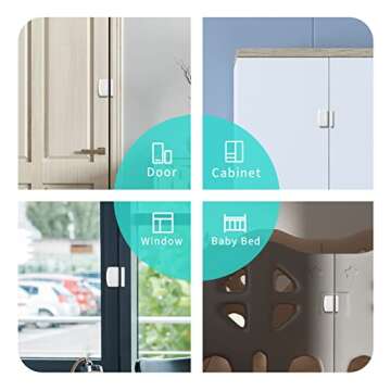 THIRDREALITY Zigbee Contact Sensor for Doors and Windows Monitor