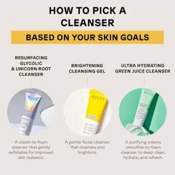 Acure Ultra Hydrating Green Juice Face Cleanser - Day & Night Facial Cleansing Foam, 4 fl oz