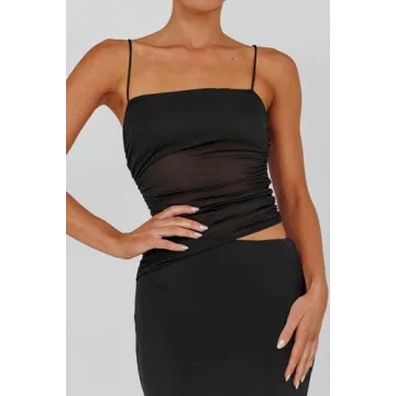 Fisoew Women's Summer 2 Piece Skirt Dress Set for All Occasions