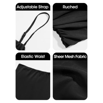 Fisoew Women's Summer 2 Piece Skirt Dress Set for All Occasions