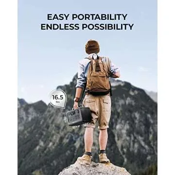 BLUETTI Portable Power Station EB55, 537Wh LiFePO4 Battery Backup w/ 4 700W AC Outlets (1400W Peak), 100W Type-C, Solar Generator for Outdoor Camping, Off-grid, Blackout (Solar Panel Optional)