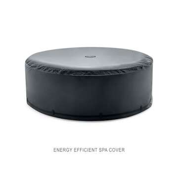 Intex PureSpa 6 Person Bubble Massage Inflatable Hot Tub Spa Set, Sahara Tan - Portable Outdoor Spa Plus Water Heater Pump, Foam Cover, Dispenser Ball