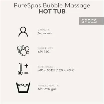 Intex PureSpa 6 Person Bubble Massage Hot Tub Spa Set