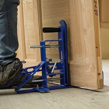 AUCO Hands Free Solid Steel Door Clamp - Durable & Efficient