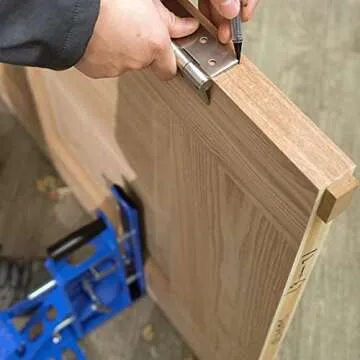 AUCO Hands Free Solid Steel Door Clamp - Durable & Efficient