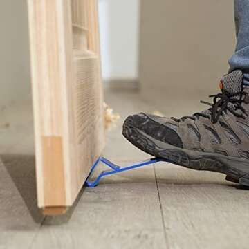 AUCO Hands Free Solid Steel Door Clamp - Durable & Efficient