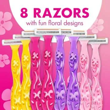 BIC Soleil Simply Smooth Razors, 8 Piece Set for Women