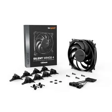 be quiet! Silent Wings 4 120mm 1600 RPM Premium Low Noise Cooling Fan | 3-Pin | BL092