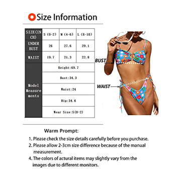 Stylish BIKINX Women's Floral Print Bikini Swimsuit Set