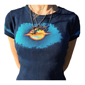 Vintage Graphic Crop Top for Women | Trendy E-Girl Style