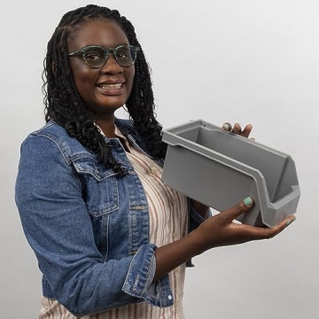 ReadySpace Plastic Storage Bins for Organized Living