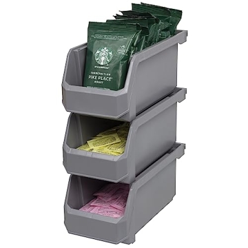 ReadySpace Plastic Storage Bins for Organized Living