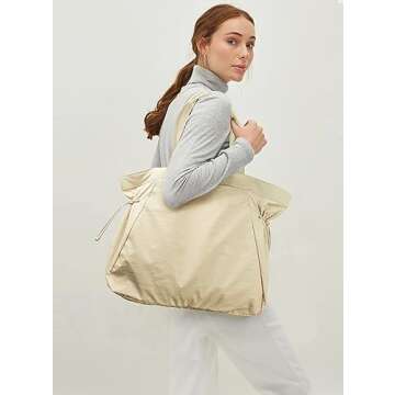 viewm Tote Bag for Women - Stylish 18L Gym & Travel Handbag