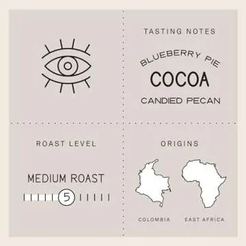 Verve Coffee Roasters Whole Bean Coffee Sermon Blend | Medium Roast, Brewed or Espresso, Direct Trad...