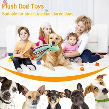 Fuufome Plush Dog Toy - Durable Squeaky Toy for Dogs