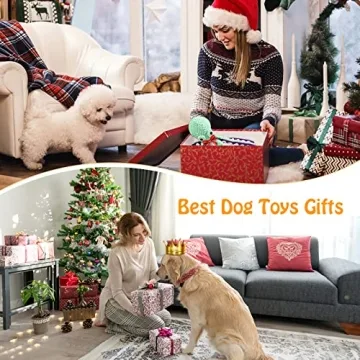 Fuufome Plush Dog Toy - Durable Squeaky Toy for Dogs