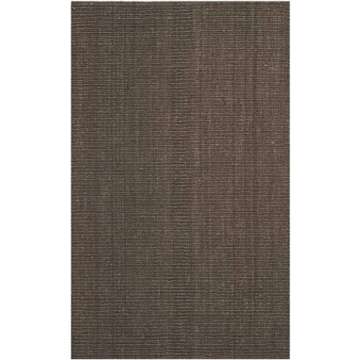 SAFAVIEH Natural Fiber Collection Accent Rug - 4' x 6', Brown, Handmade Chunky Textured Jute 0.75-in...