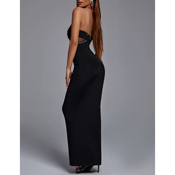 Stylish BELLA BARNETT Rhinestone Slip Dress for Weddings