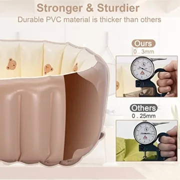 MINK Portable Inflatable Baby Bathtub for Travel