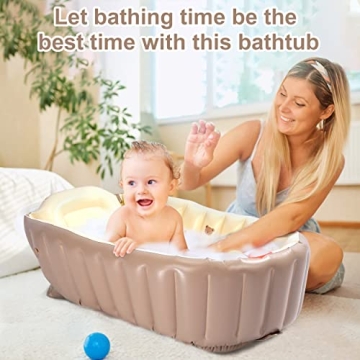 MINK Portable Inflatable Baby Bathtub for Travel