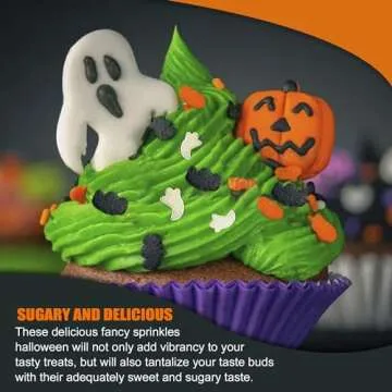 Vibrant Halloween Mini Sprinkles for All Occasions - 8 OZ
