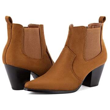MaxMuxun Women's Chunky Heel Boots: Stylish Comfort for All Occasions