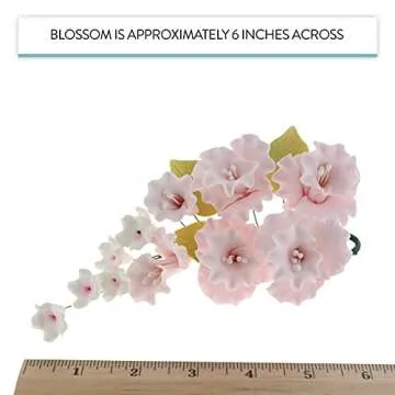 Decorative Pink Sugar Flowers Spray for Cake Artistry