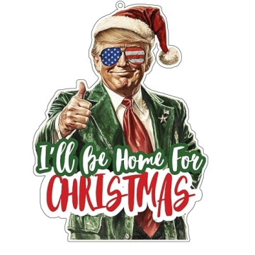 Trump Christmas Ornament 2024 - Festive & Fun