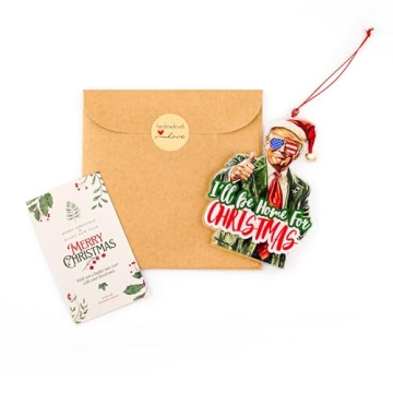 Trump Christmas Ornament 2024 - Festive & Fun