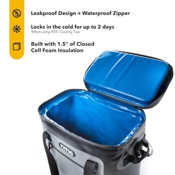 RTIC Soft Cooler 40 Can Leak-Proof Insulated Bag