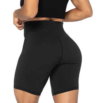 Sunzel 8" High-Waist Biker Shorts Soft and Comfortable