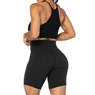 Sunzel 8" High-Waist Biker Shorts Soft and Comfortable