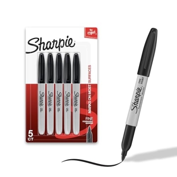 Sharpie Permanent Markers Set - Versatile Fine Tip Markers