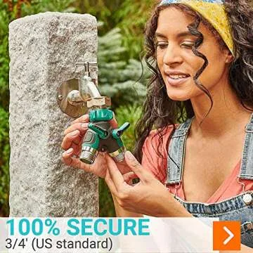 Durable Heavy Duty Garden Hose Splitter for Easy Water Flow