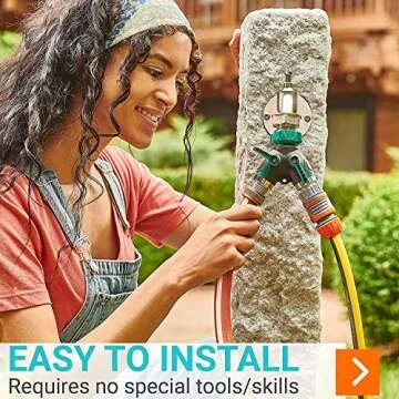 Durable Heavy Duty Garden Hose Splitter for Easy Water Flow