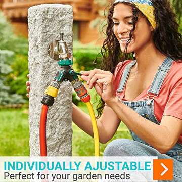 Durable Heavy Duty Garden Hose Splitter for Easy Water Flow