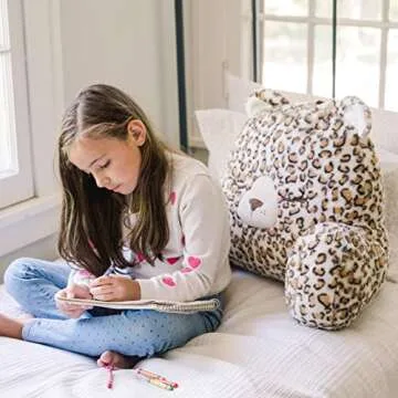 Soft Landing Nesting Nooks Plush Backrest Pillow for Kids