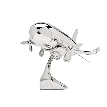 GODINGER SILVER ART Airplane Shaker on Stand