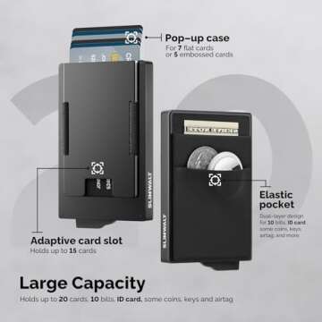 Slimwalt RFID Wallet for Men - Sleek Card Holder