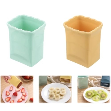 JOYSAND 2 Pack Strawberry Slicer - Fun Fruit Slicing for Kids and Adults